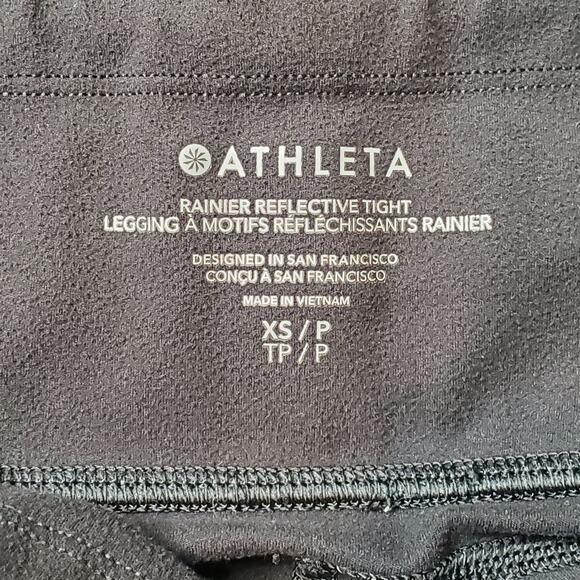 Athleta Women's Size XS Rainer Reflective Tight High Waist Gray Camo 985307 - Picture 6 of 8
